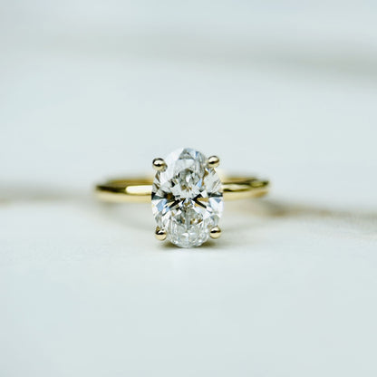 Classic Oval Cut Solitaire - 1.50ct+ (9mm+, D/E & VVS)