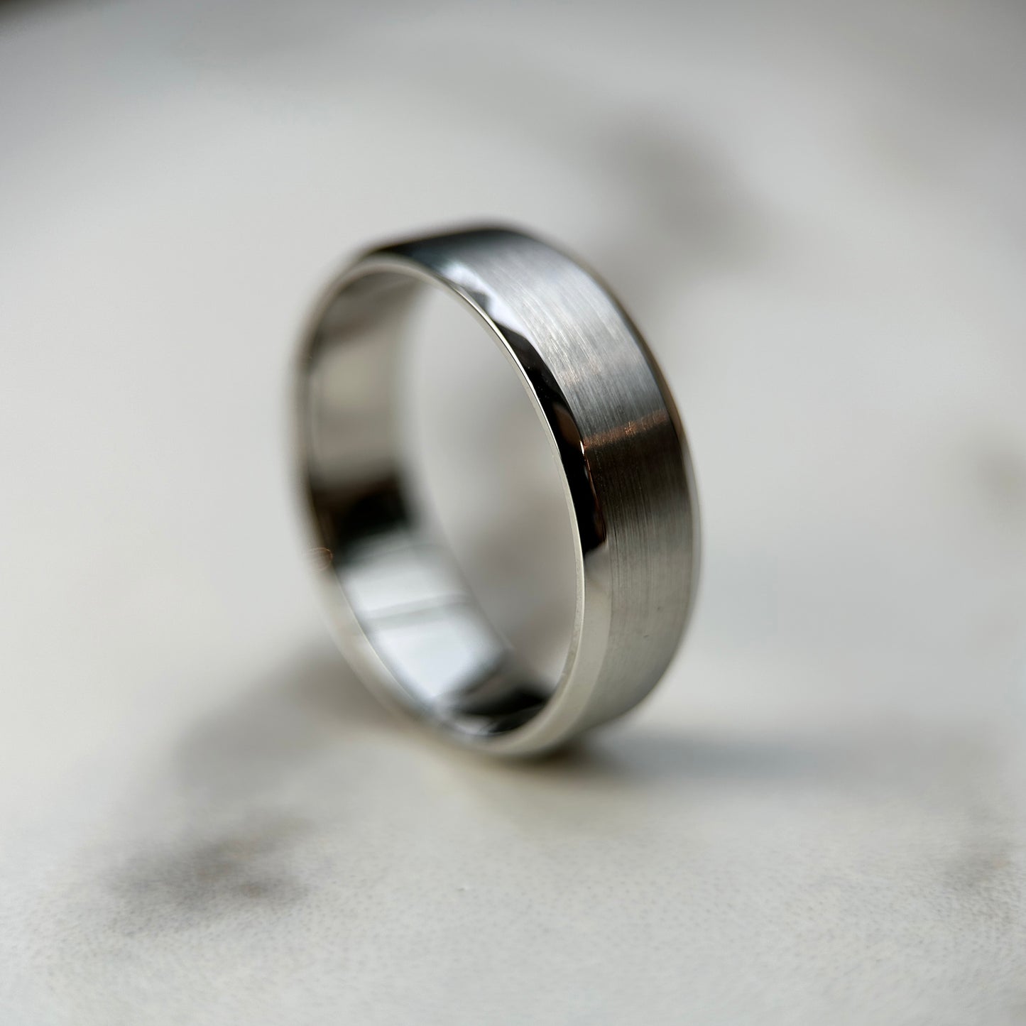 Polished Edge Band with Matt Centre - 6mm