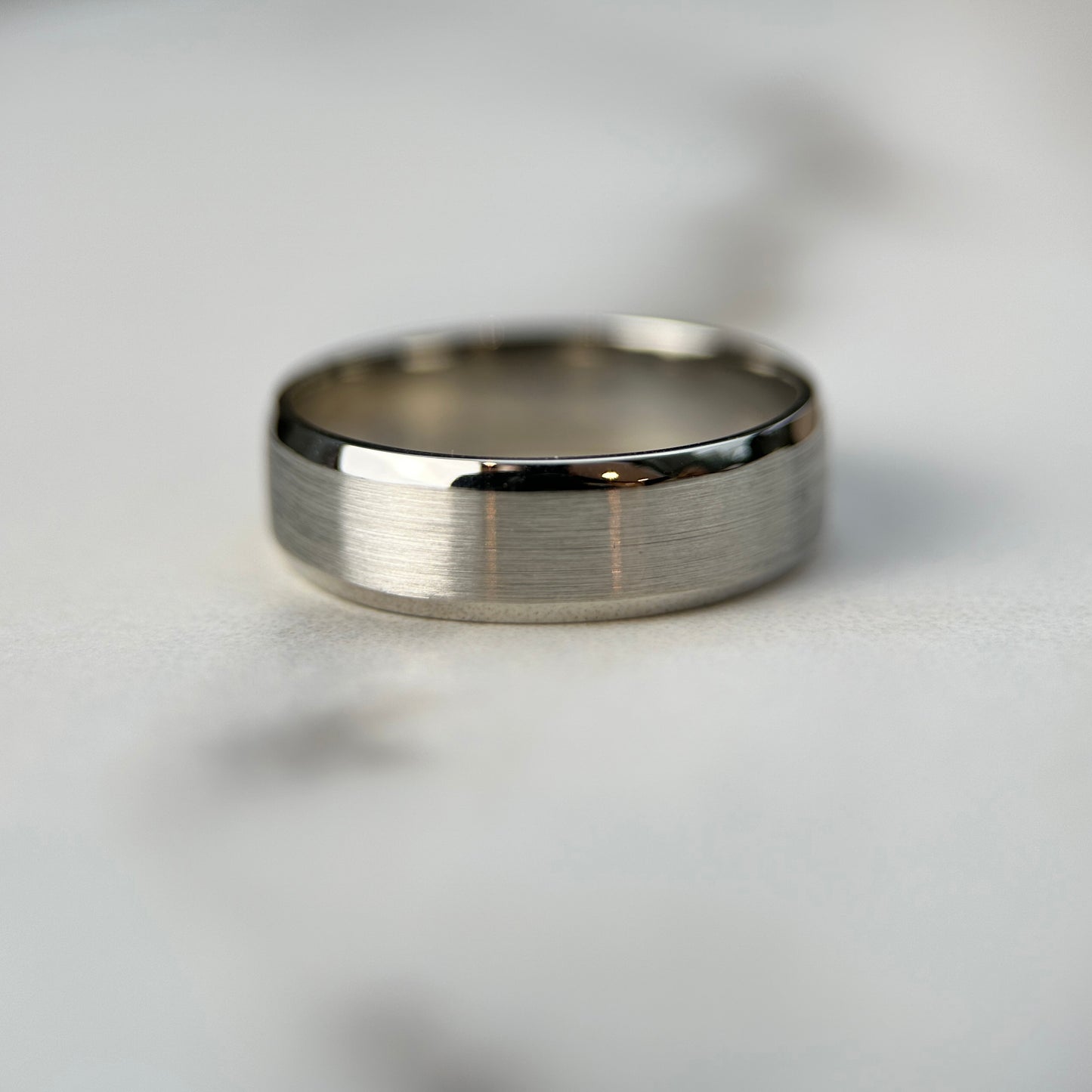 Polished Edge Band with Matt Centre - 6mm