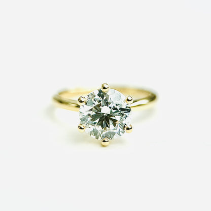 Classic Round Cut Solitaire (6 prong) - 1.80ct+ (8mm+, D/E & VVS)