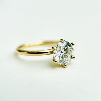 Classic Round Cut Solitaire (6 prong) - 1.80ct+ (8mm+, D/E & VVS)