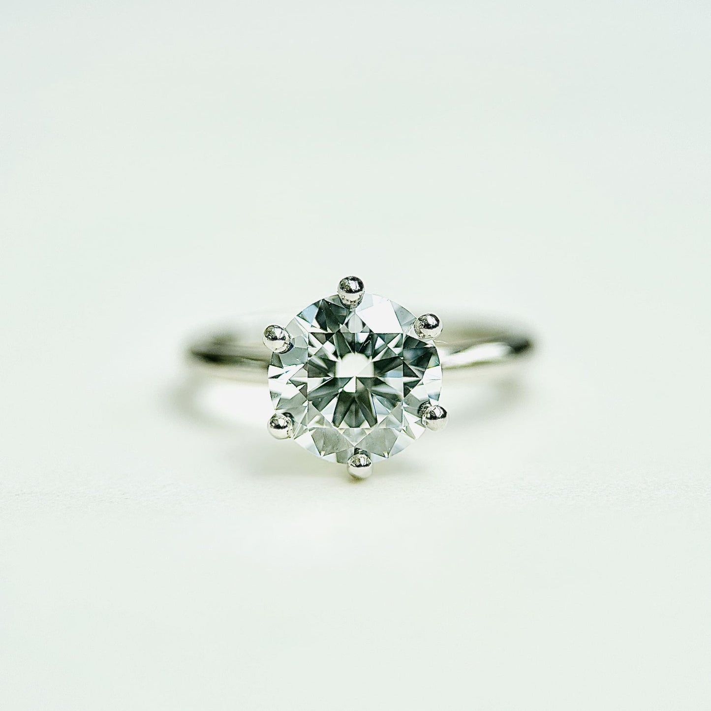 Classic Round Cut Solitaire (6 prong) - 1.80ct+ (8mm+, D/E & VVS)