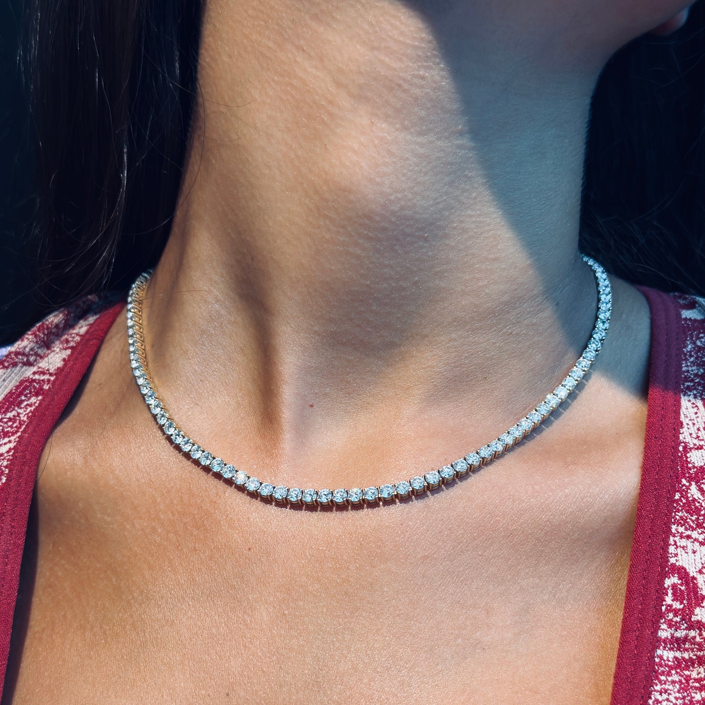The Classic Tennis Necklace - 16ct+
