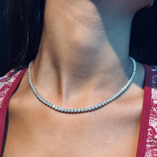 The Classic Tennis Necklace - 16ct+
