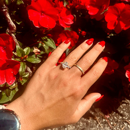 Classic Pretty Oval Ring - 2ct+ (10mm+, D/E & VVS)