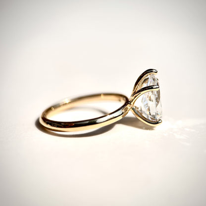 Classic Pear Cut Solitaire - 2ct+ (D/E & VVS)