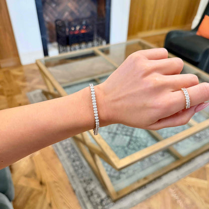 Classic Oval Tennis Bracelet - 8ct