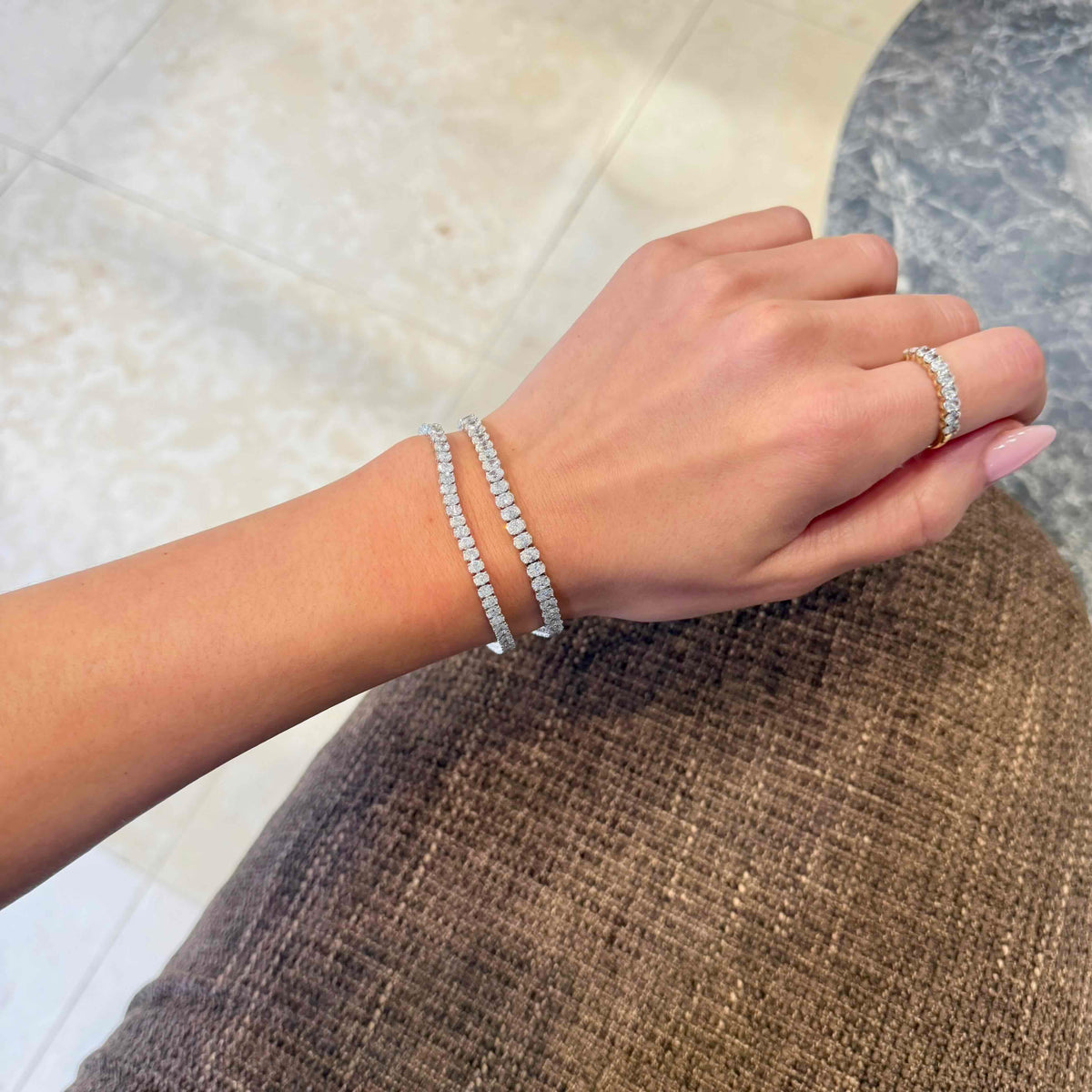 Classic Oval Tennis Bracelet - 8ct