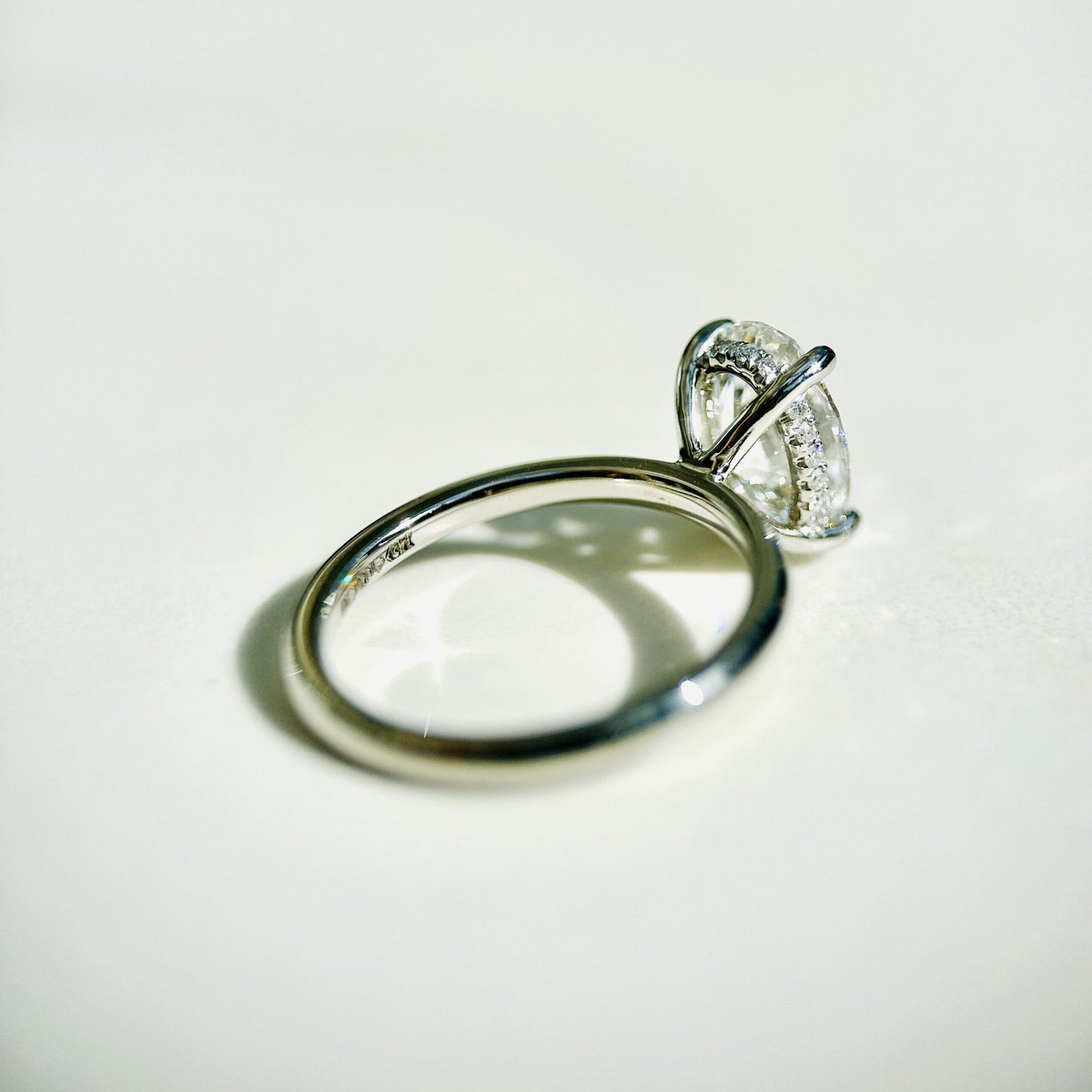 Classic Oval Cut Hidden Halo - 2ct+ (10mm+, D/E & VVS)