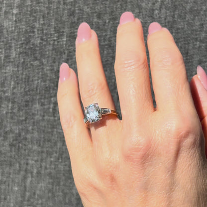 Classic Antique Cushion and Tapering Baguettes - 3ct+ (D/E & VVS)