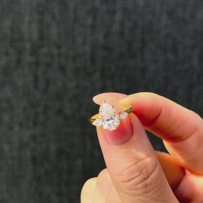 Classic Pear and Pears - 1.80ct+ (11mm+, D/E, & VVS)