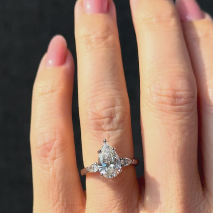 Classic Pear and Pears - 1.80ct+ (11mm+, D/E, & VVS)