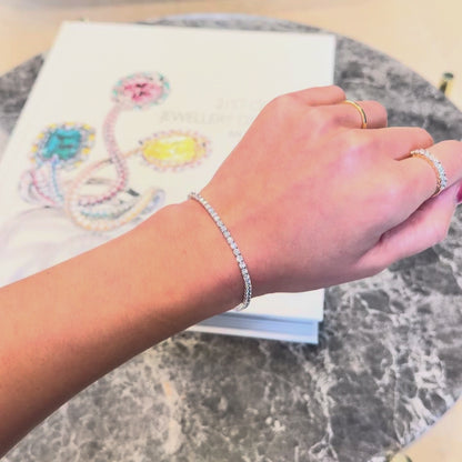 Classic Tennis Bracelet - 4ct total