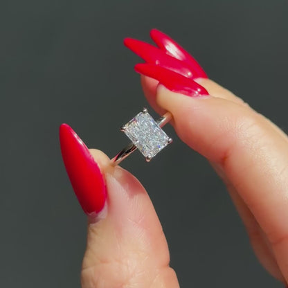 Classic Radiant Cut Solitaire - 1.80ct+ (8.5mm+, D/E & VVS)