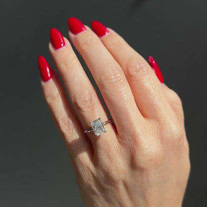 Classic Radiant Cut Solitaire - 1.80ct+ (8.5mm+, D/E & VVS)