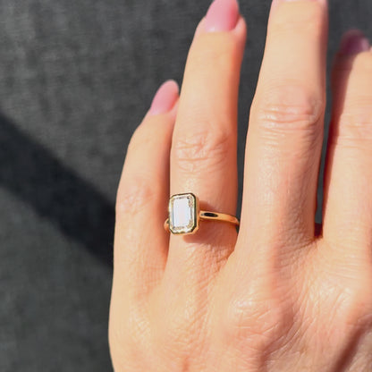 Bezel Set Classic Emerald Cut Solitaire - 2ct+ (D/E & VVS)