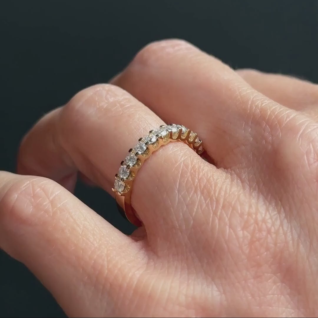 Half U-Prong Eternity Band - 0.70ct – London Diamonds