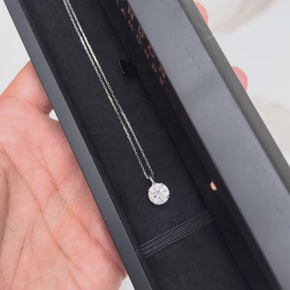 Classic Round Cut Pendant - 2ct
