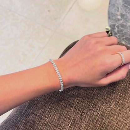 Classic Oval Tennis Bracelet - 8ct