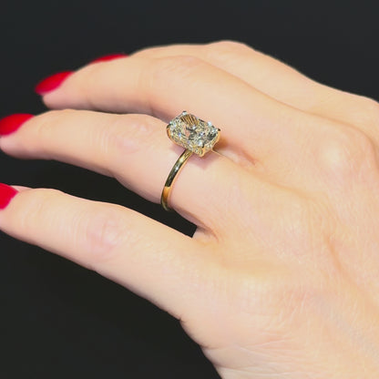 Classic Elongated Cushion Cut Hidden Halo - 3ct+ (10mm+, E/VS1+)