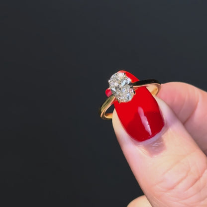 Cathedral Set Classic Oval Cut Solitaire - 1.20ct+ (8.5mm+, D/E & VVS)