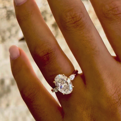 Classic Oval and Pears - 3ct+ (11.5mm+, E/VS1+)