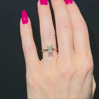 Classic Radiant Cut Solitaire - 1ct+ (7mm+, D/E & VVS)