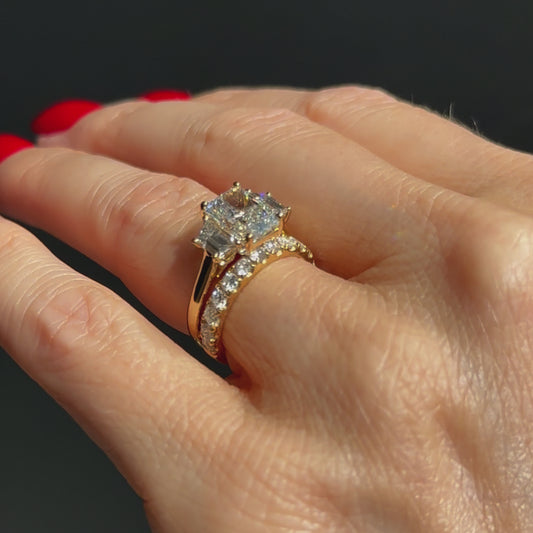 Classic Radiant and Trapezoids - 1.80ct+ (8.5mm+, D/E & VVS)