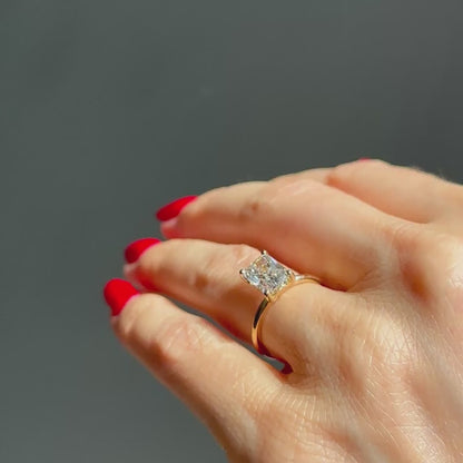 Classic Radiant Cut Solitaire - 1.80ct+ (8.5mm+, D/E & VVS)