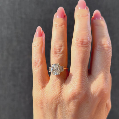 Classic Radiant and Trapezoids - 3ct+ (10mm+, D/E & VVS)