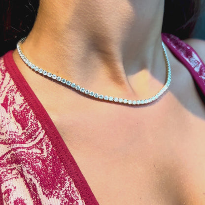 The Classic Tennis Necklace - 16ct+