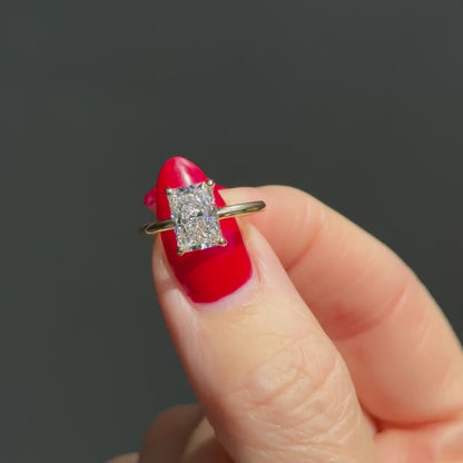 Classic Radiant Cut Solitaire - 1.80ct+ (8.5mm+, D/E & VVS)