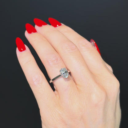 Cathedral Set Classic Oval Cut Solitaire - 1.20ct+ (8.5mm+, D/E & VVS)