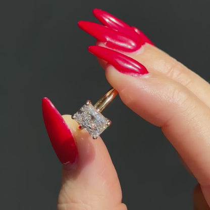 Classic Radiant Cut Solitaire - 1.80ct+ (8.5mm+, D/E & VVS)