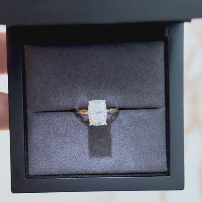 Classic Elongated Cushion Cut Hidden Halo - 3ct+ (10mm+, D/E & VVS)