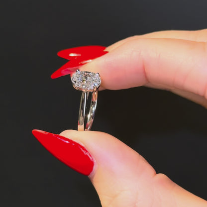 Cathedral Set Classic Oval Cut Solitaire - 1.20ct+ (8.5mm+, D/E & VVS)