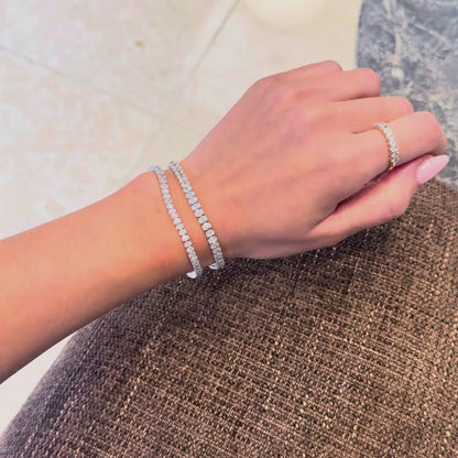 Classic Oval Tennis Bracelet - 8ct