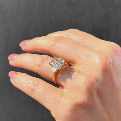 Classic Radiant and Trapezoids - 3ct+ (10mm+, D/E & VVS)