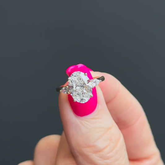 Classic Oval and Pears - 3ct+ (11.5mm+, D/E & VVS)
