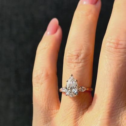 Classic Pear and Pears - 1.80ct+ (11mm+, D/E, & VVS)