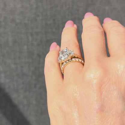 Classic Radiant and Trapezoids - 3ct+ (10mm+, D/E & VVS)