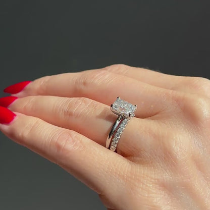 Classic Radiant Cut Solitaire - 1.80ct+ (8.5mm+, D/E & VVS)