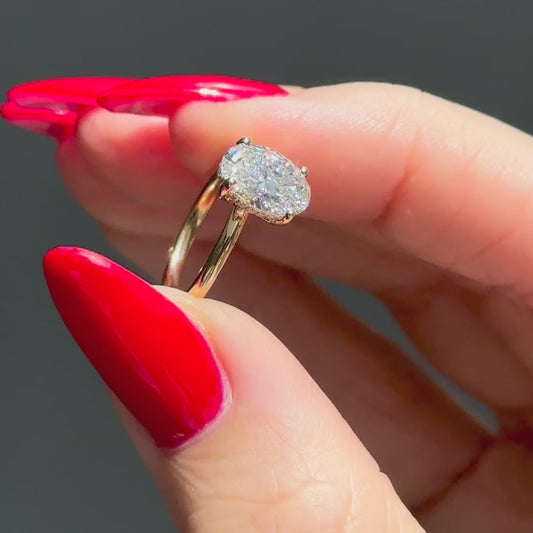 Classic Oval Cut Hidden Halo - 1.50ct+ (9mm+, D/E & VVS)