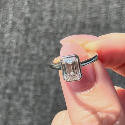 Bezel Set Classic Emerald Cut Solitaire - 2ct+ (D/E & VVS)