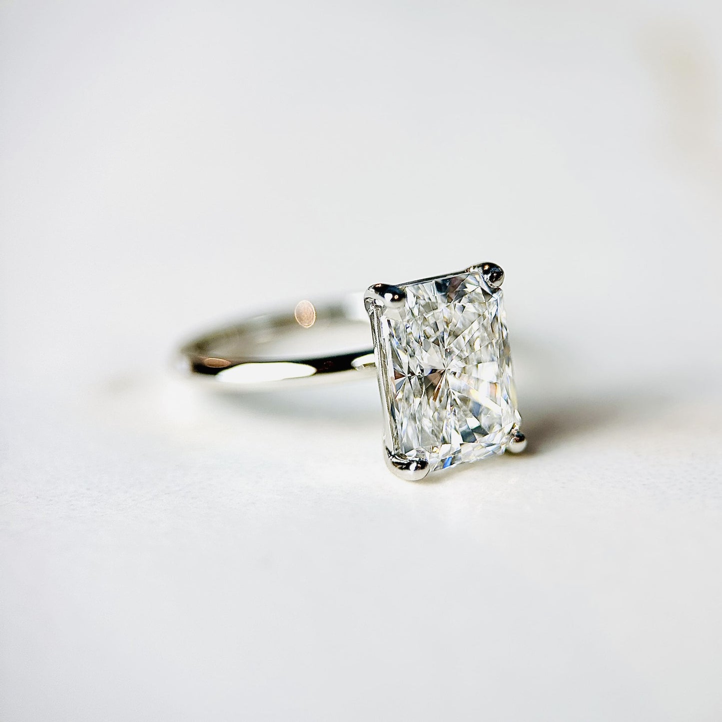 Classic Radiant Cut Solitaire - 3ct+ (10mm+, D/E & VVS)