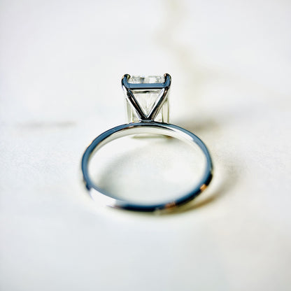 Classic Radiant Cut Solitaire - 3ct+ (10mm+, D/E & VVS)